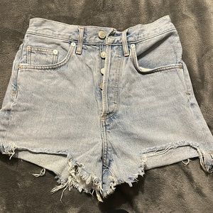 AGOLDE DENIM SHORTS 25